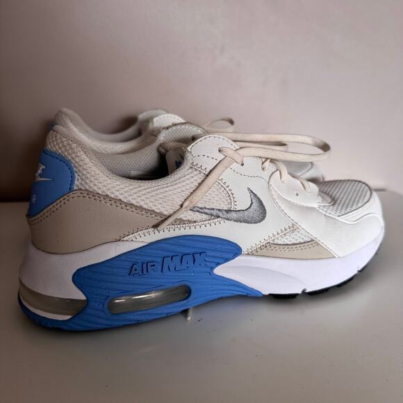 Nike Air Max Excee Women’s Sneakers Size 9.5 White Blue CD5432-128 - Picture 3 of 9